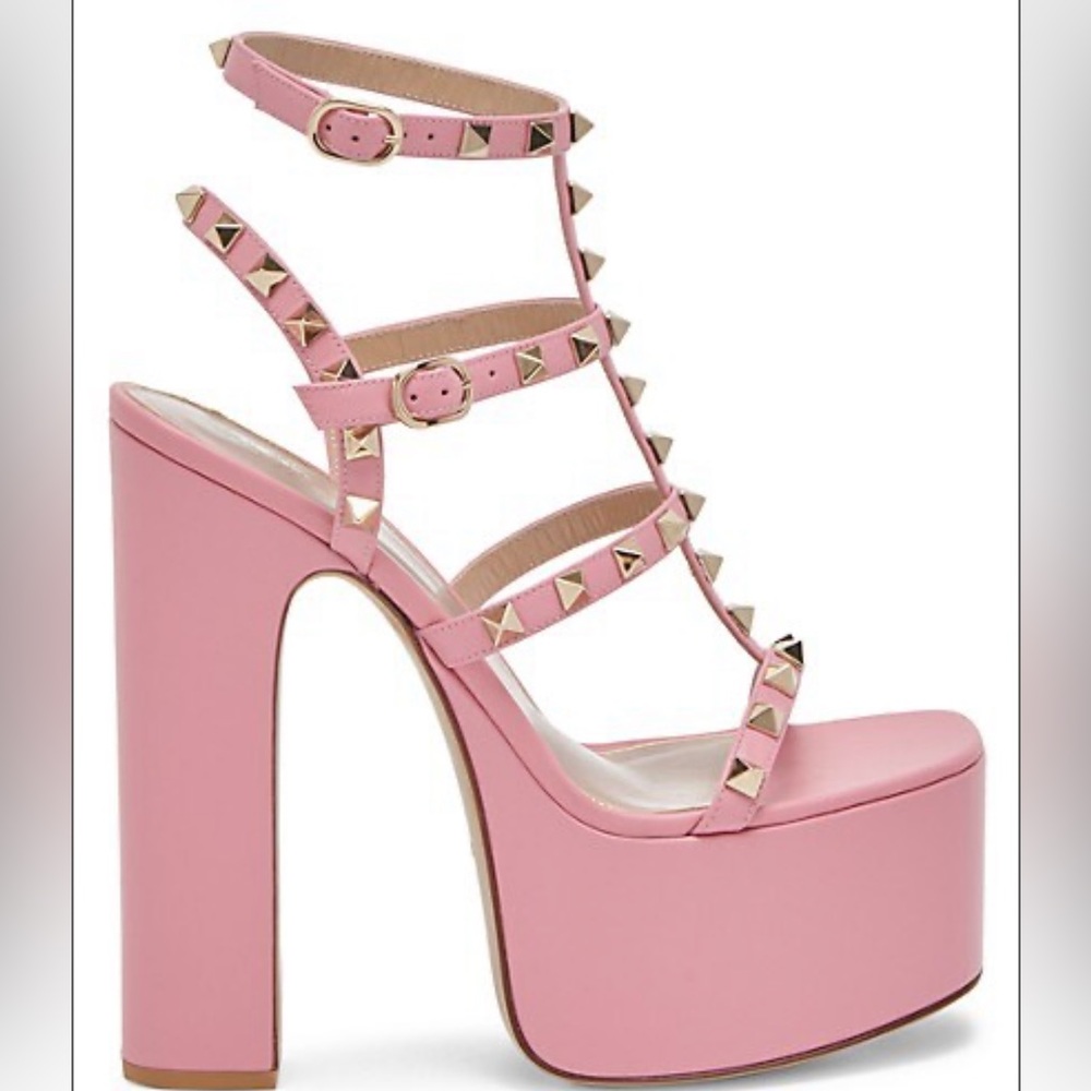 Valentino Garavani
Rockstud Leather Platform Sandals - Picture 3 of 3